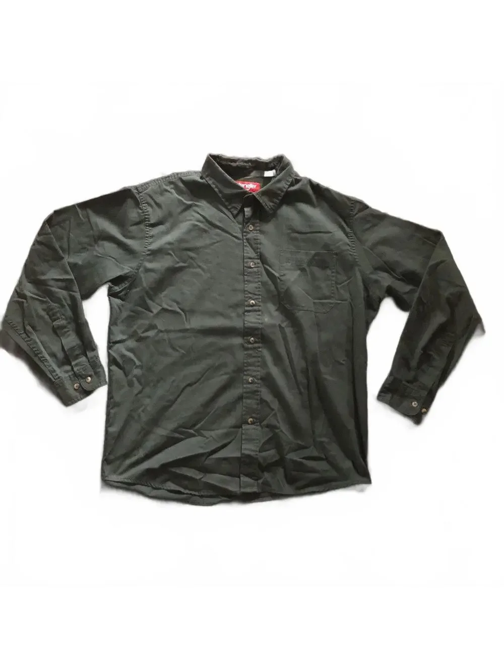 Wrangler Men's Long Sleeve Button-Up Shirt XL